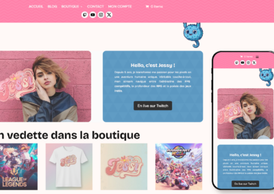 Vitrine Influenceuse